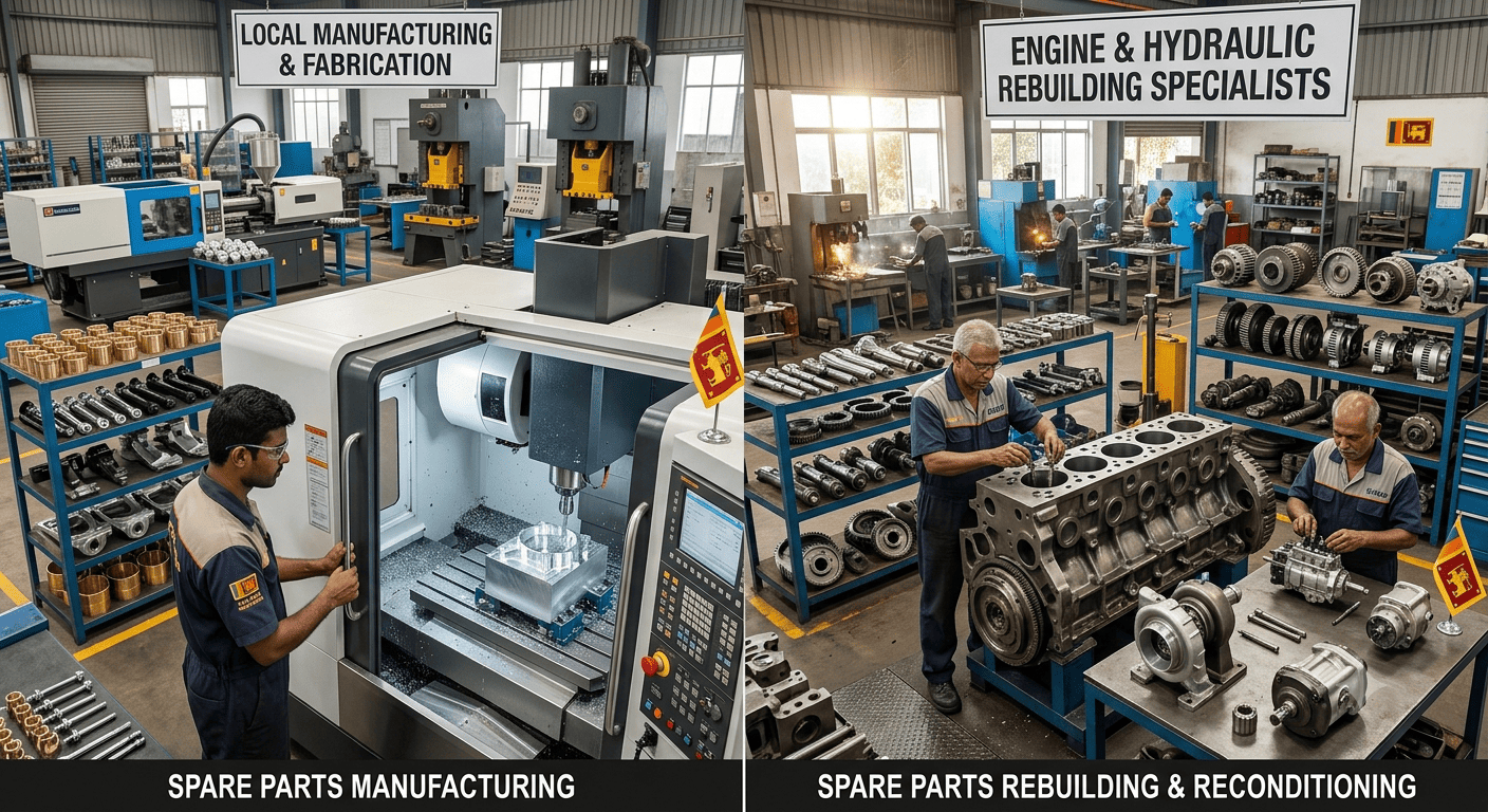 Spare Parts Manufacturing & Rebuilding